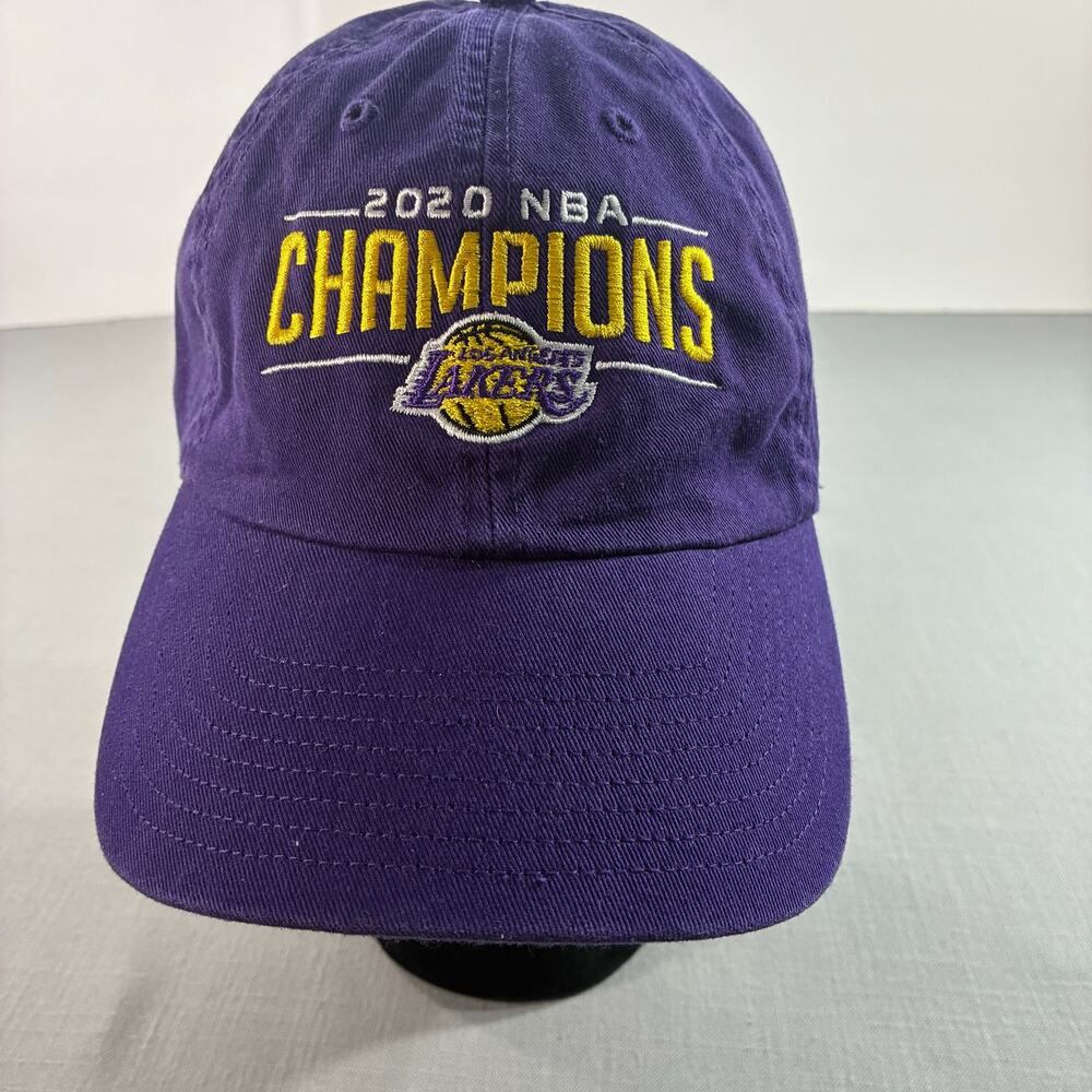 Los Angeles Lakers 2020 NBA Champions Hat Purple '47 Brand Adjustable Cap